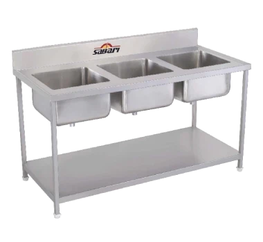 Three Sink Unit